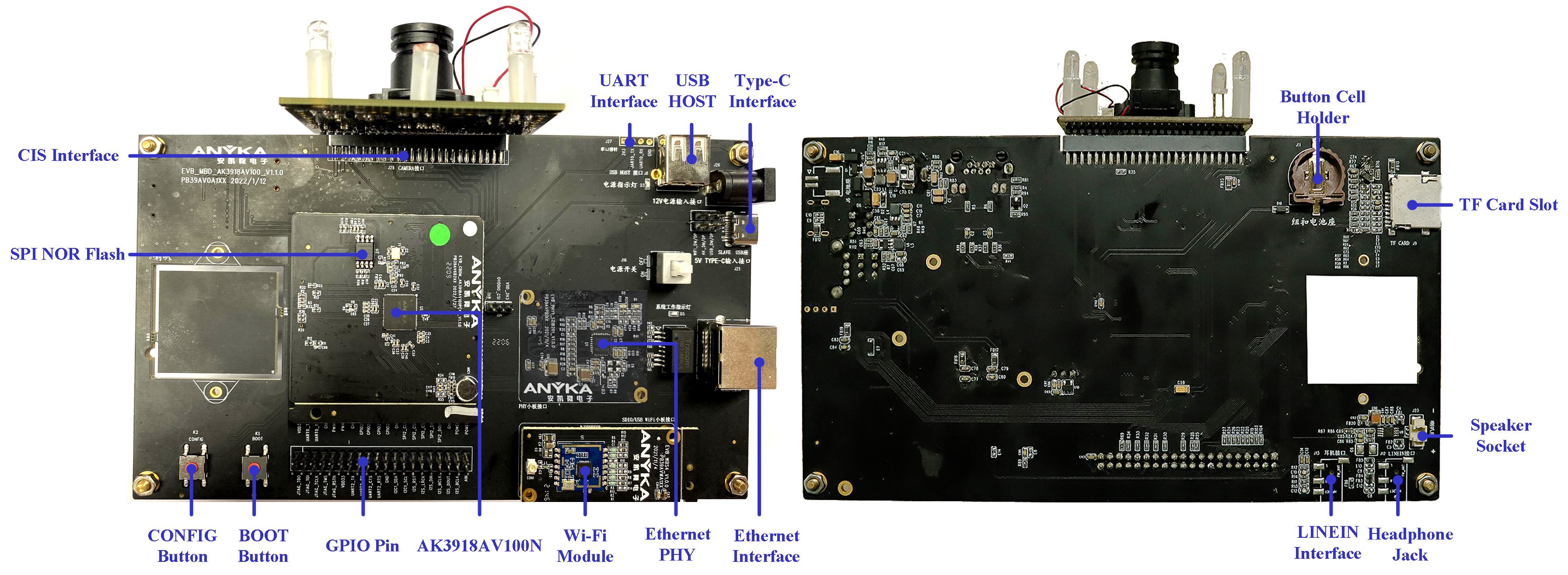 AnyCloud39AV100 Development Board Set A (4MP Single-CIS Application) AnyCloud39AV100 Development Board Set A (4MP Single-CIS Application)